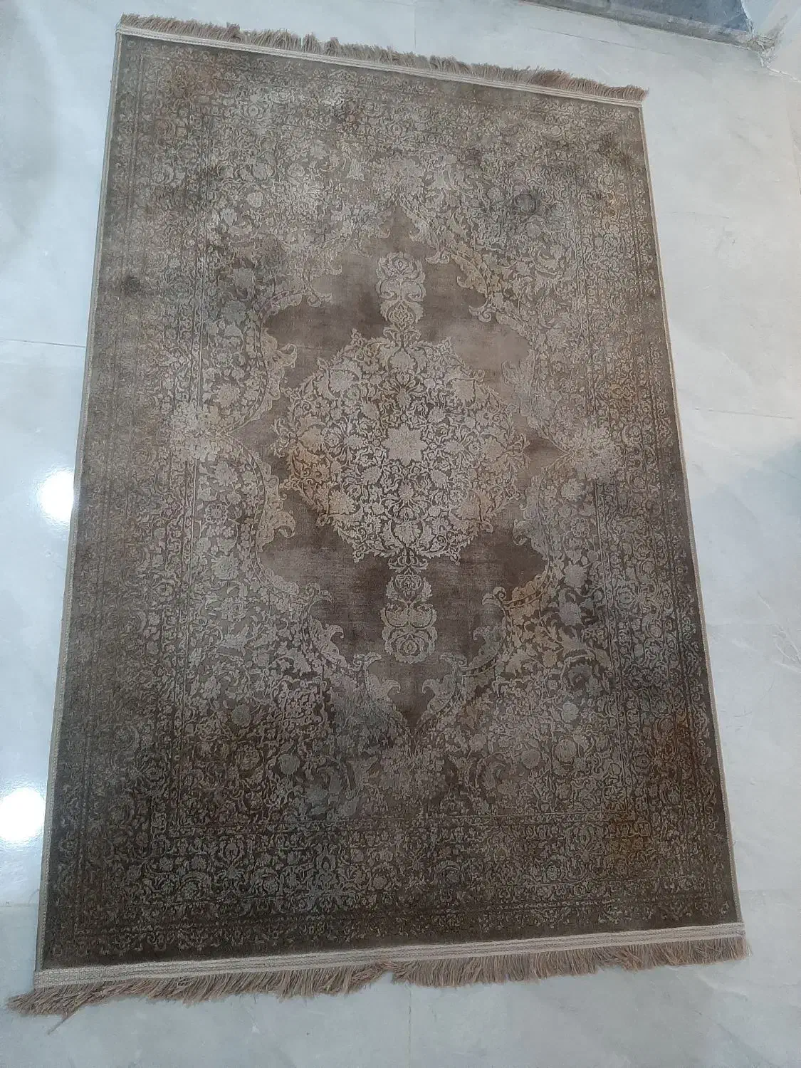 فرش ۹متری وینتیج نسکافه ای|فرش|تهران, اوقاف|دیوار