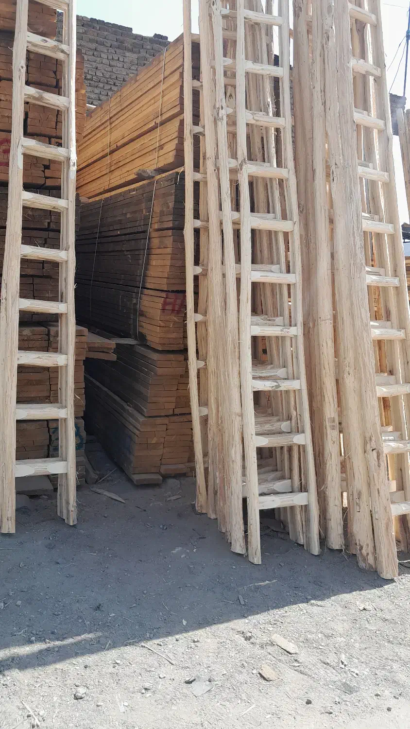 پله چوبی ۳تا ۶متری مخصوص ساختمان نردبان|مصالح و تجهیزات ساختمان|تهران, مشیریه|دیوار