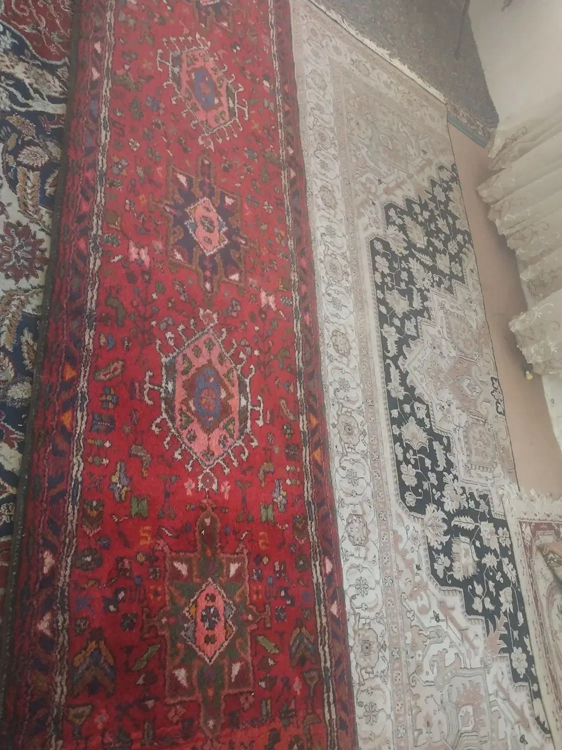 فرش کناره دست باف|فرش|باسمنج, |دیوار