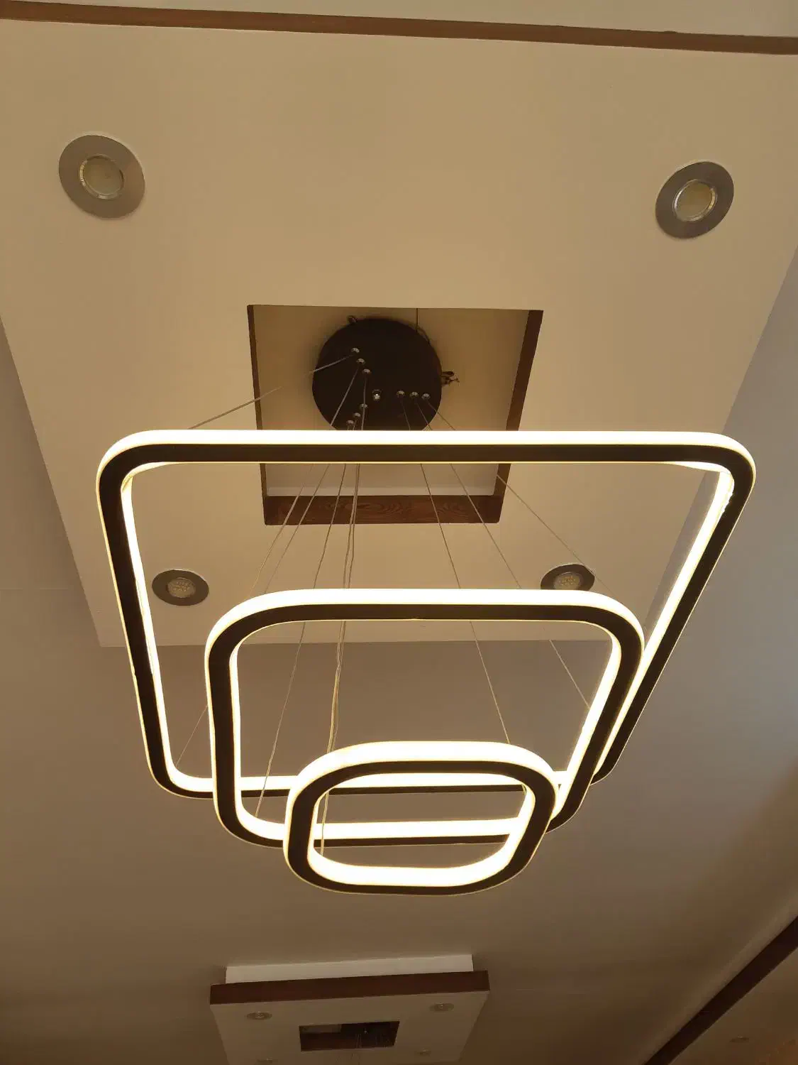 لوستر مربعی|لوستر و چراغ آویز|قزوین, |دیوار