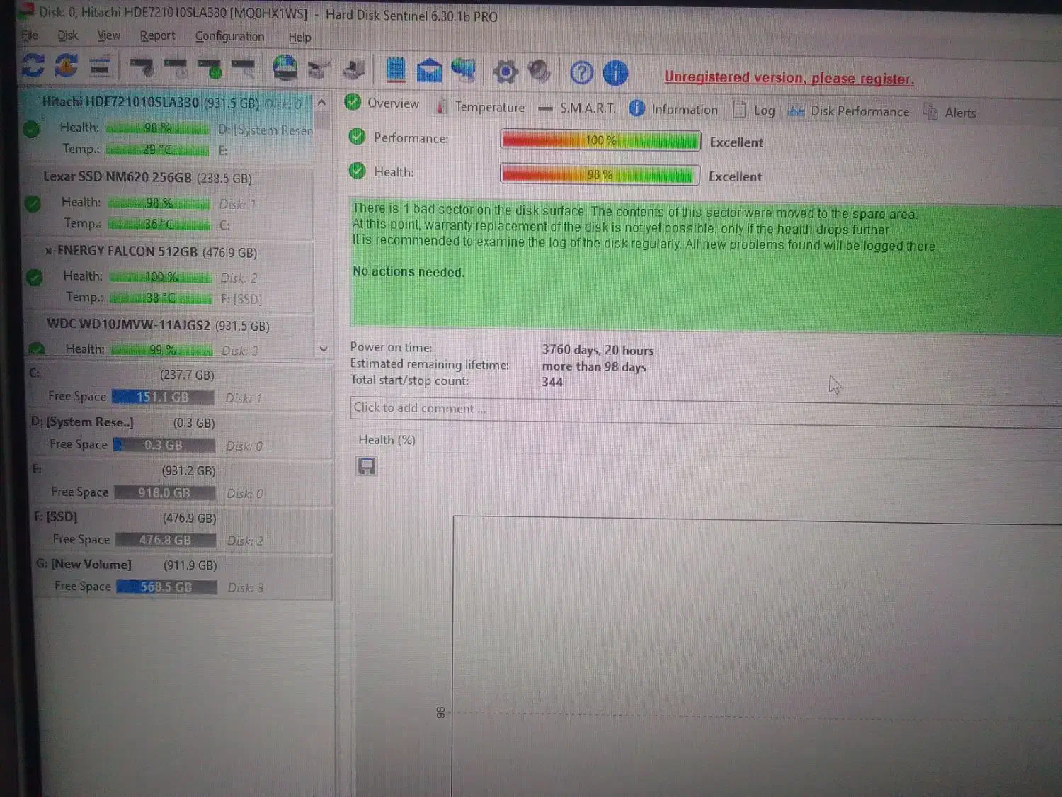 هارد هیتاچی ۱ ترا بایت|قطعات و لوازم جانبی رایانه|تهران, فلسطین (میدان انقلاب)|دیوار