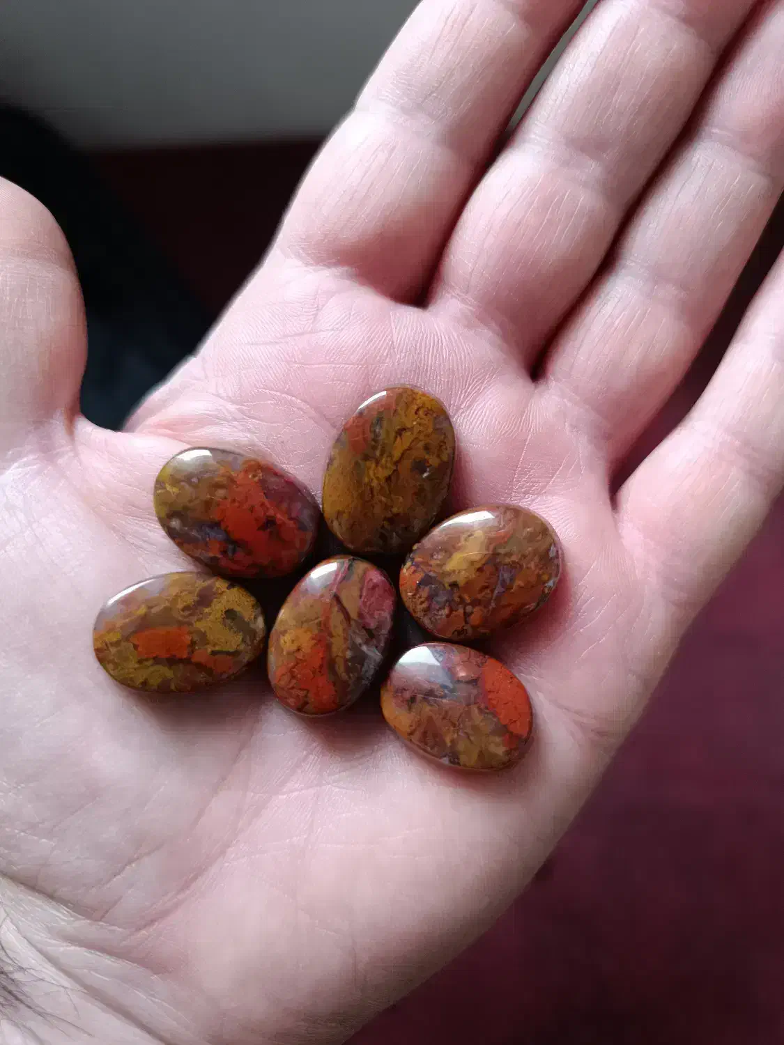 سنگ نگین عقیق شجر پاییزی فیروزه|جواهرات|قم, بنیاد|دیوار