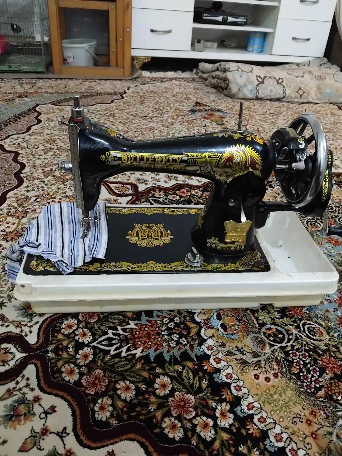 چرخ خیاطی پروانه نشان|چرخ خیاطی و ریسندگی|اهواز, کوی مهدیس|دیوار