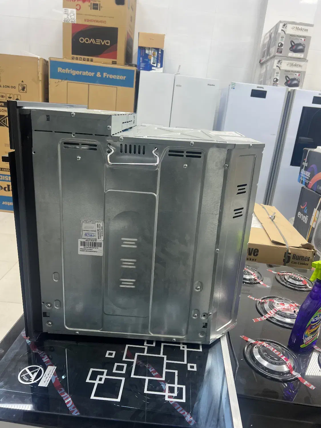 یک عدد فر توکار اسنوا باضمانت|اجاق گاز و لوازم برقی پخت‌وپز|قم, علی آباد|دیوار