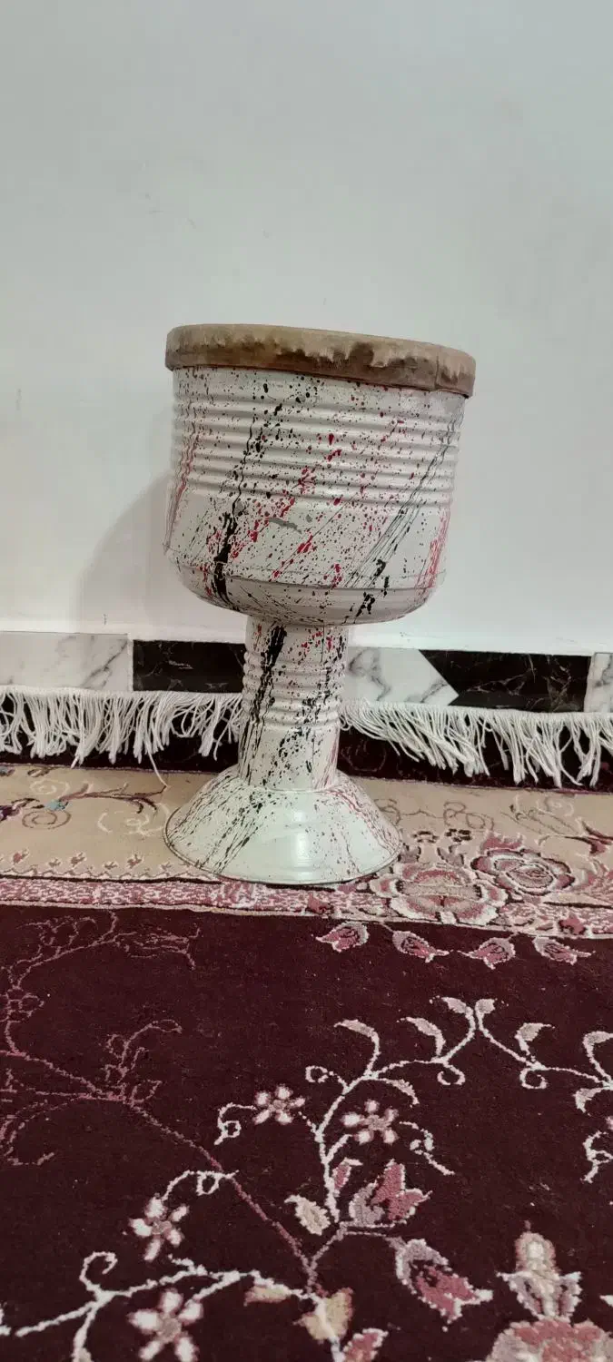 تنبک فلزی|سازهای سنتی|خرم‌آباد, |دیوار