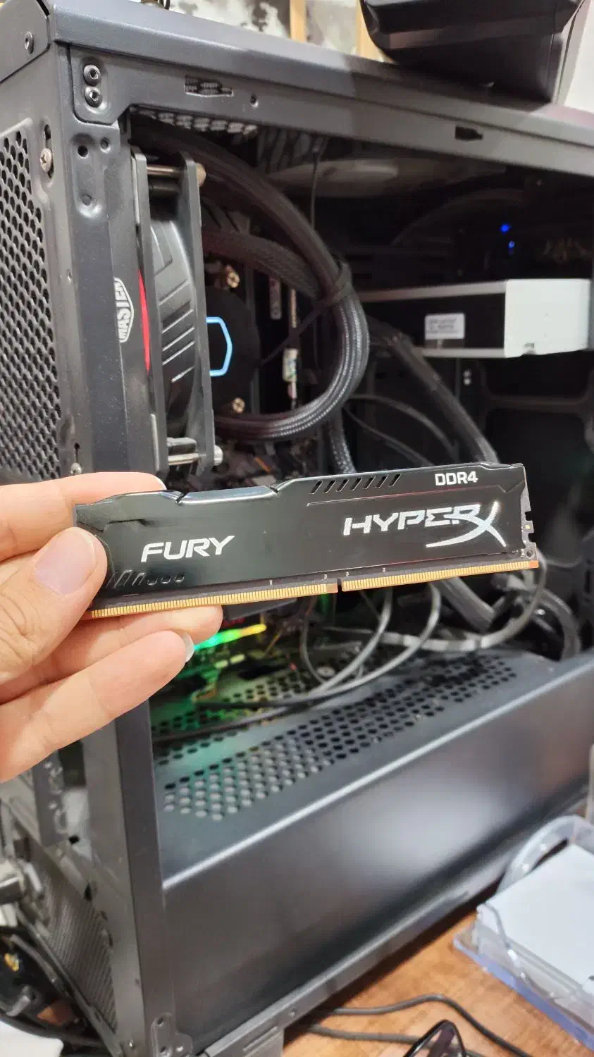 رم دسکتاپ کینگستون 16GB 2400MHz|قطعات و لوازم جانبی رایانه|پارس‌آباد, |دیوار