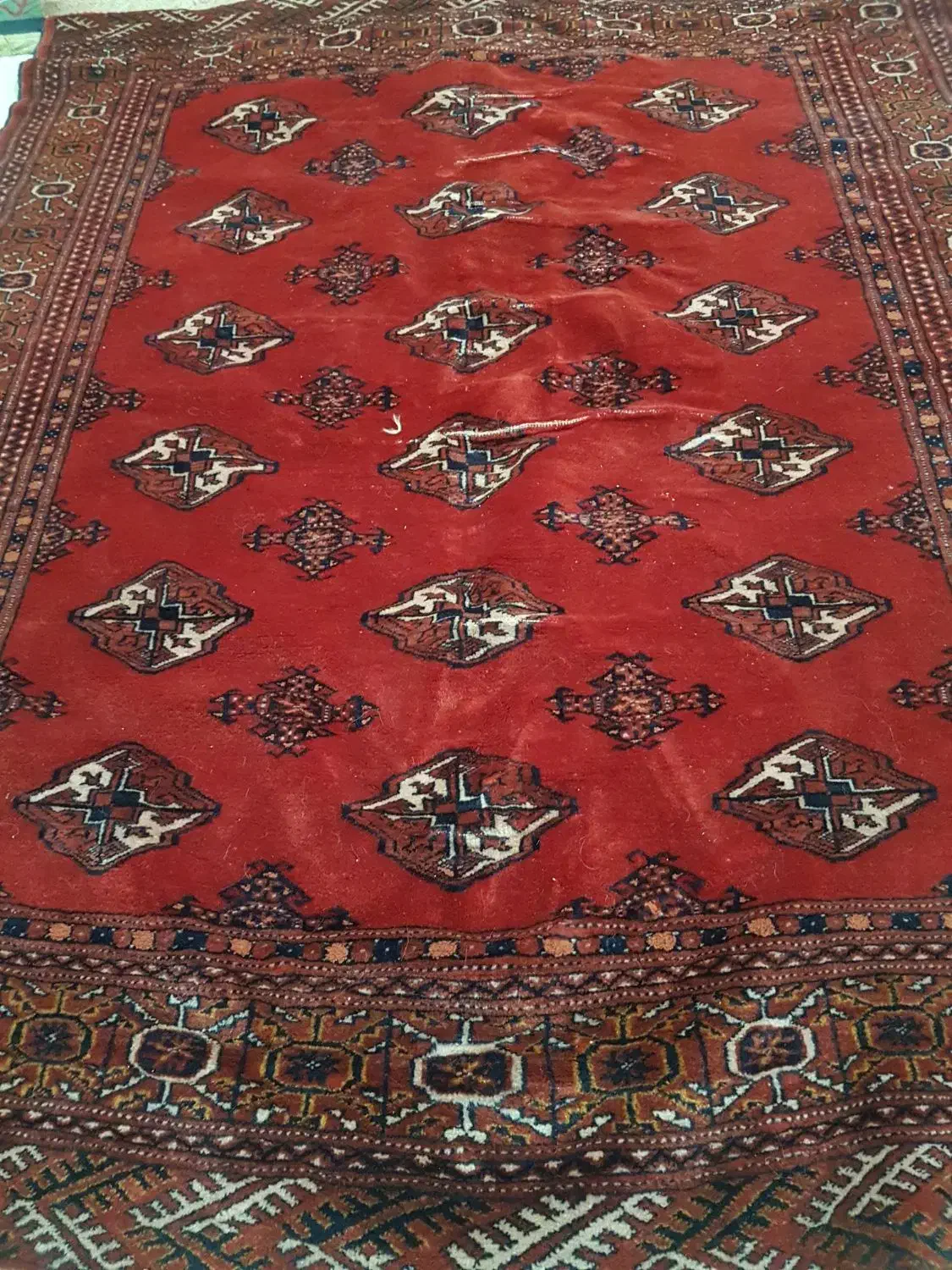 قالیچه دستبافت ترکمن|فرش|تهران, ستارخان|دیوار