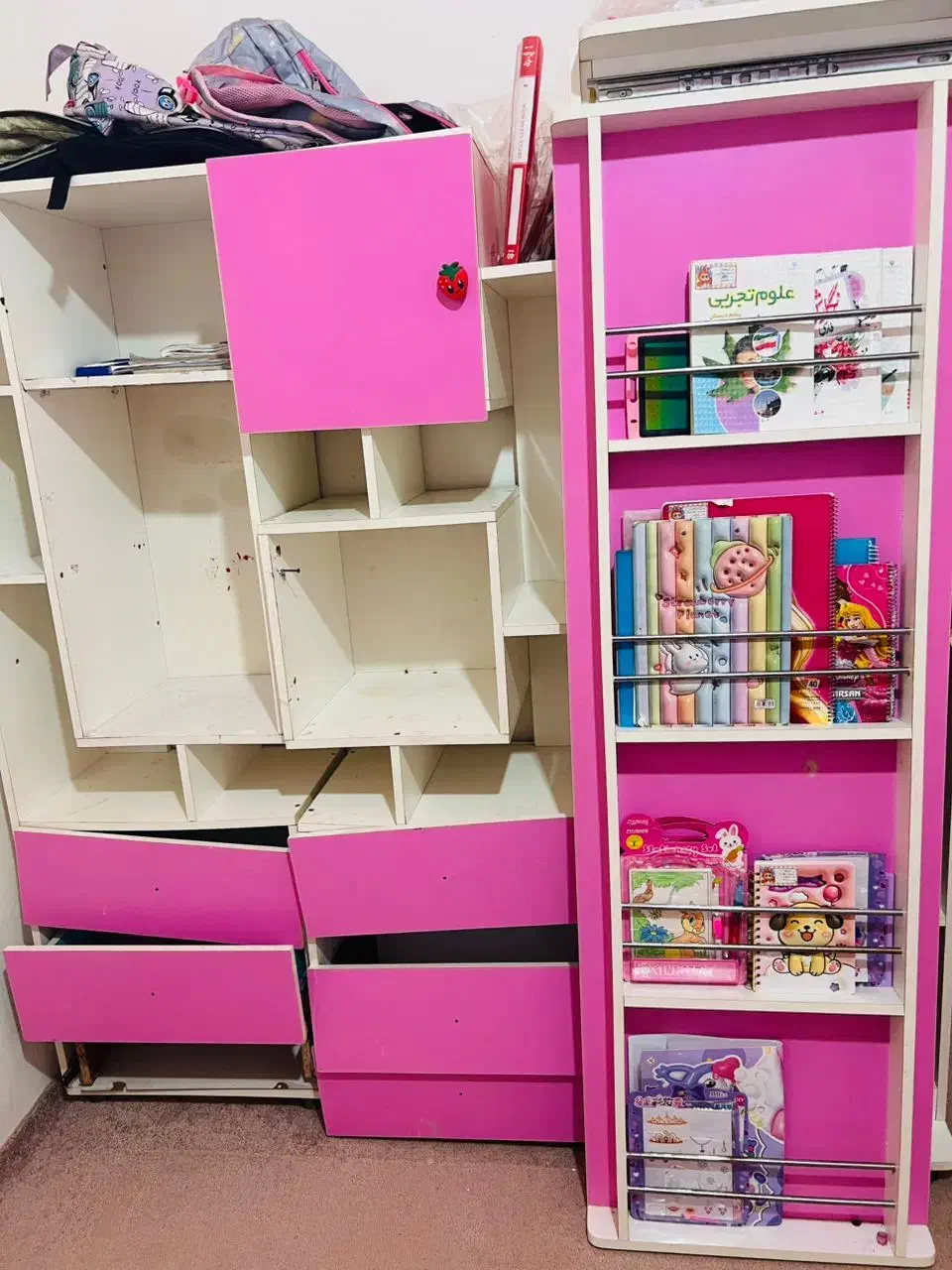 کمد کودک|جاکفشی، کمد، دراور|بوشهر, |دیوار