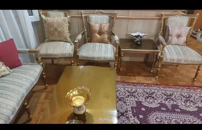 مبل استیل و ناهارخوری|مبلمان خانگی و میز عسلی|تهران, جمال‌زاده|دیوار