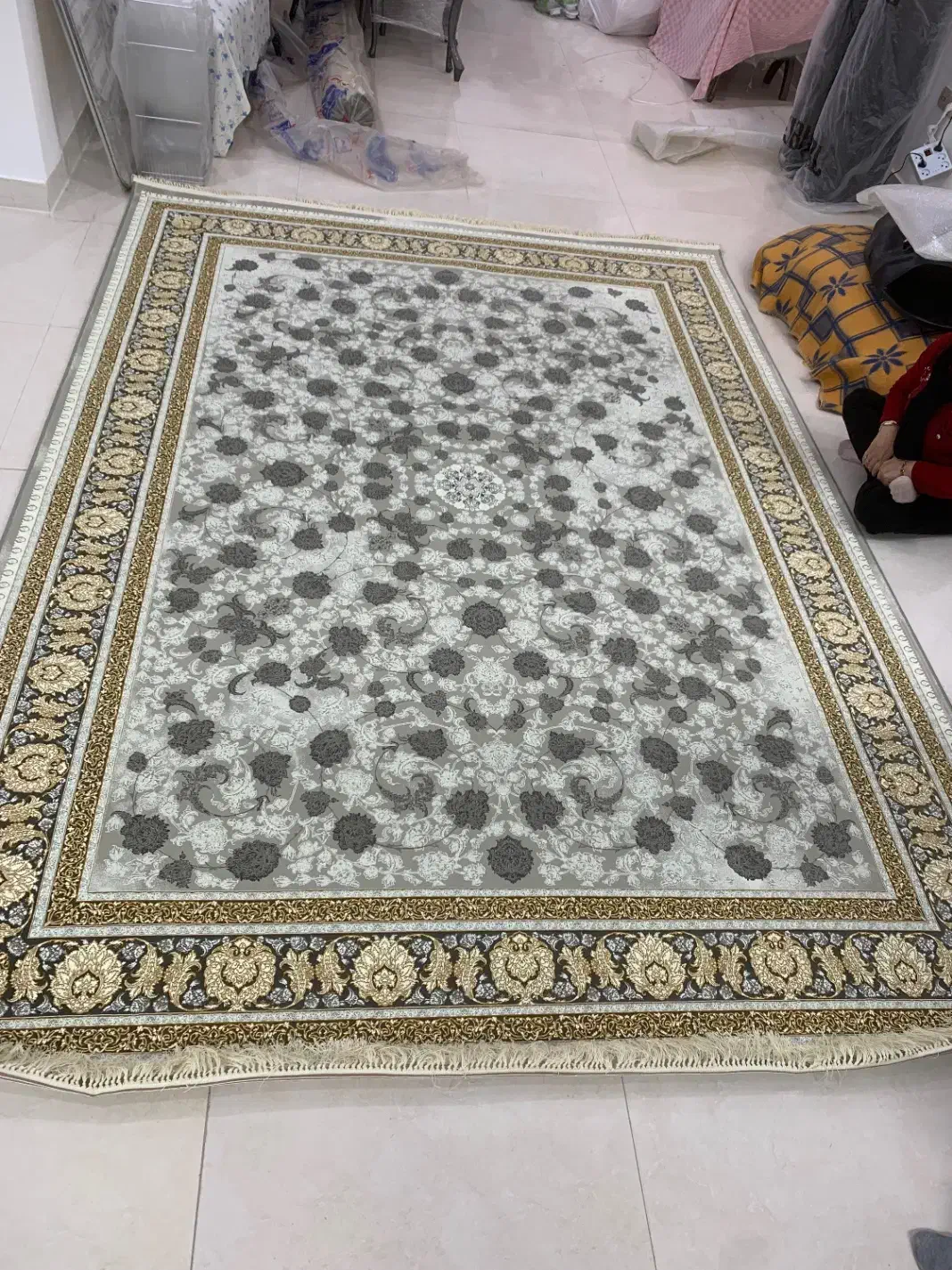 2 عدد فرش ۹متری نو بدون پهن شدن|فرش|تربتحیدریه, فرمانداری|دیوار