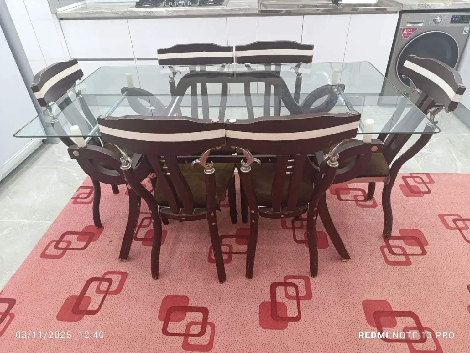 میز ناهار خوری|میز و صندلی غذاخوری|شیراز, علی آباد|دیوار