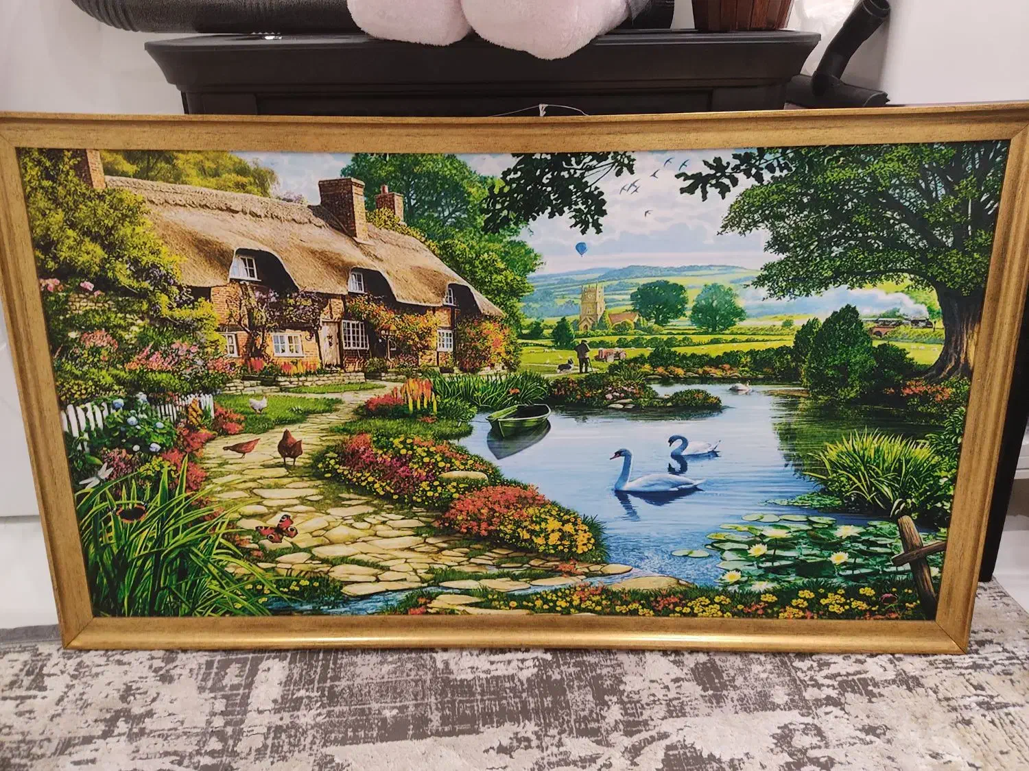 تابلو فرش منظره|تابلو فرش|مشهد, حجت|دیوار