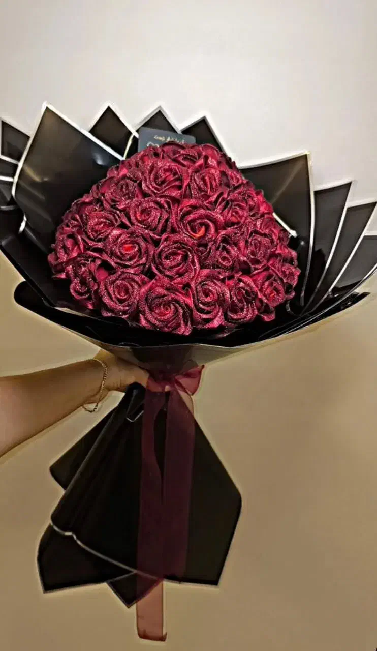 تخفیف دسته گل رز روبانی|گل مصنوعی|تبریز, |دیوار