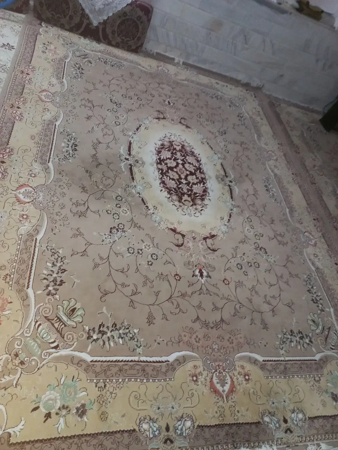 قالی دست دوم یک جفت|فرش|کاشان, سرپله جدید|دیوار