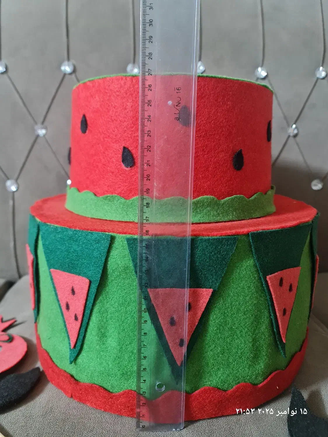 ماکت کیک یلدایی|مجسمه، تندیس، ماکت|سبزوار, چهارراه فرودگاه|دیوار