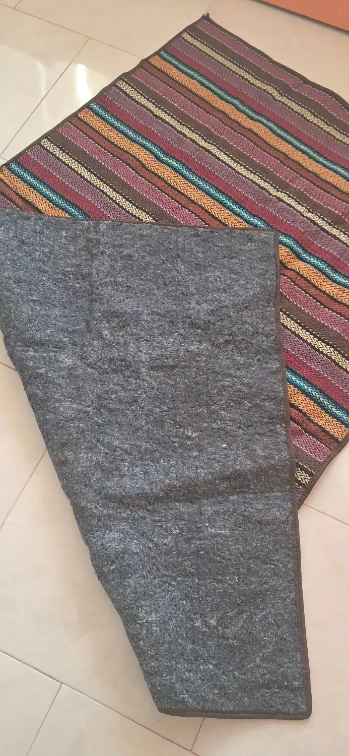 زیراندازجاجیم پشت پشمی|روفرشی|کرج, باغستان|دیوار