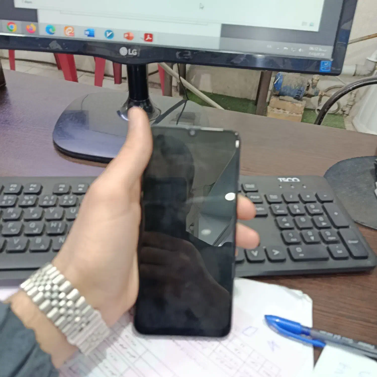 ال سی دی A50 سامسونگ|لوازم جانبی موبایل و تبلت|باقرشهر, |دیوار