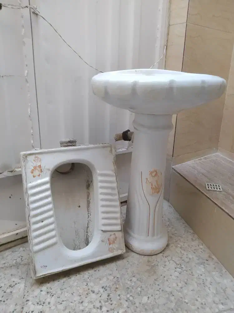 روشور وسنگ دستشویی|لوازم سرویس بهداشتی|فلاورجان, |دیوار