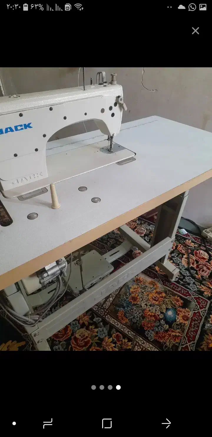 چرخ خیاطی جک موتور سرخود|چرخ خیاطی و ریسندگی|شیراز, کلاهدوز|دیوار