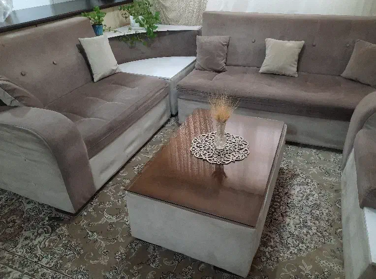 مبل ال ۷ نفره|مبلمان خانگی و میز عسلی|تهران, فدک|دیوار