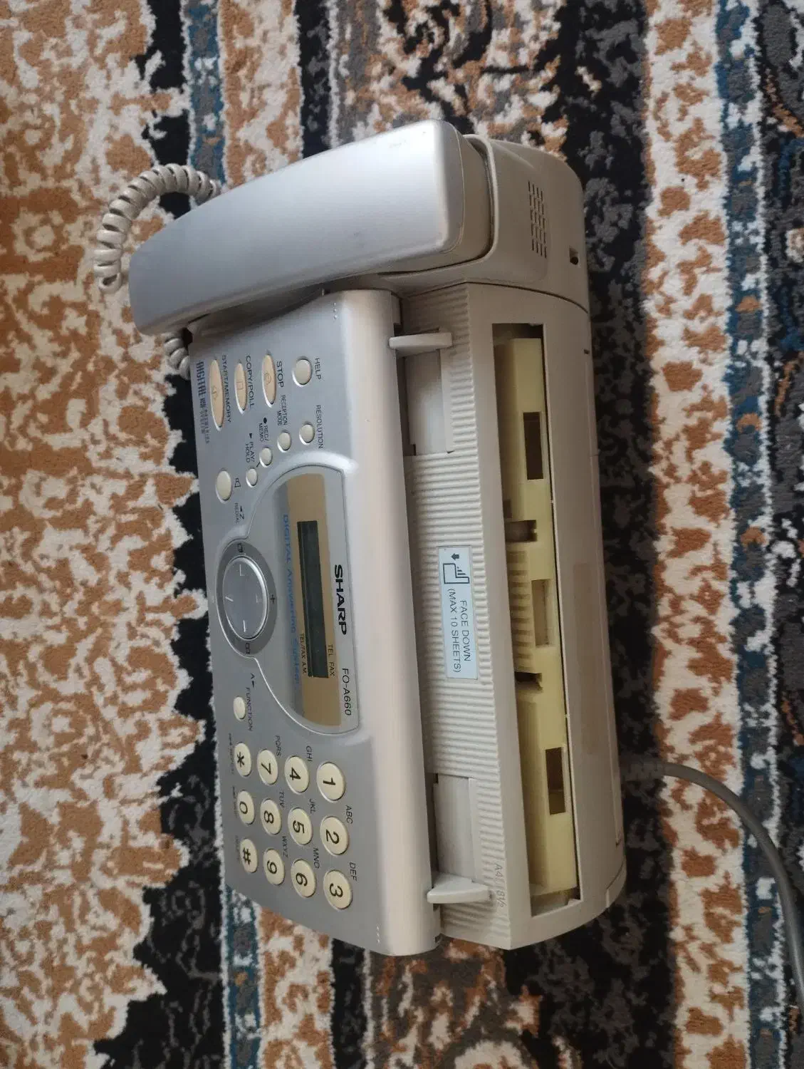 فکس شارپ مدل fo-a660|پرینتر، اسکنر، کپی، فکس|مشهد, طلاب|دیوار