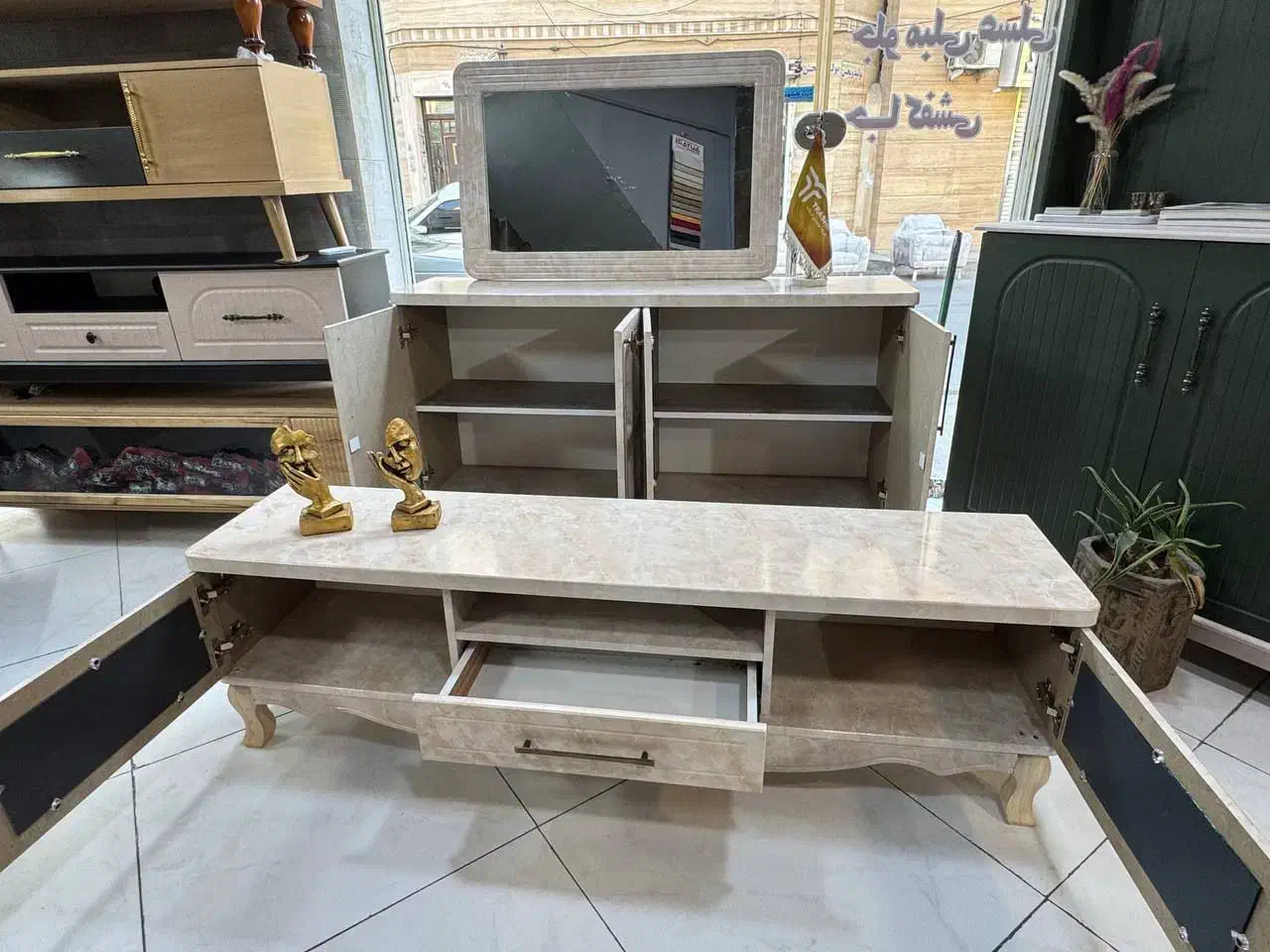 میز تی وی و اینه کنسول اینه دار مهر|میز تلویزیون|تهران, شهید رجایی|دیوار