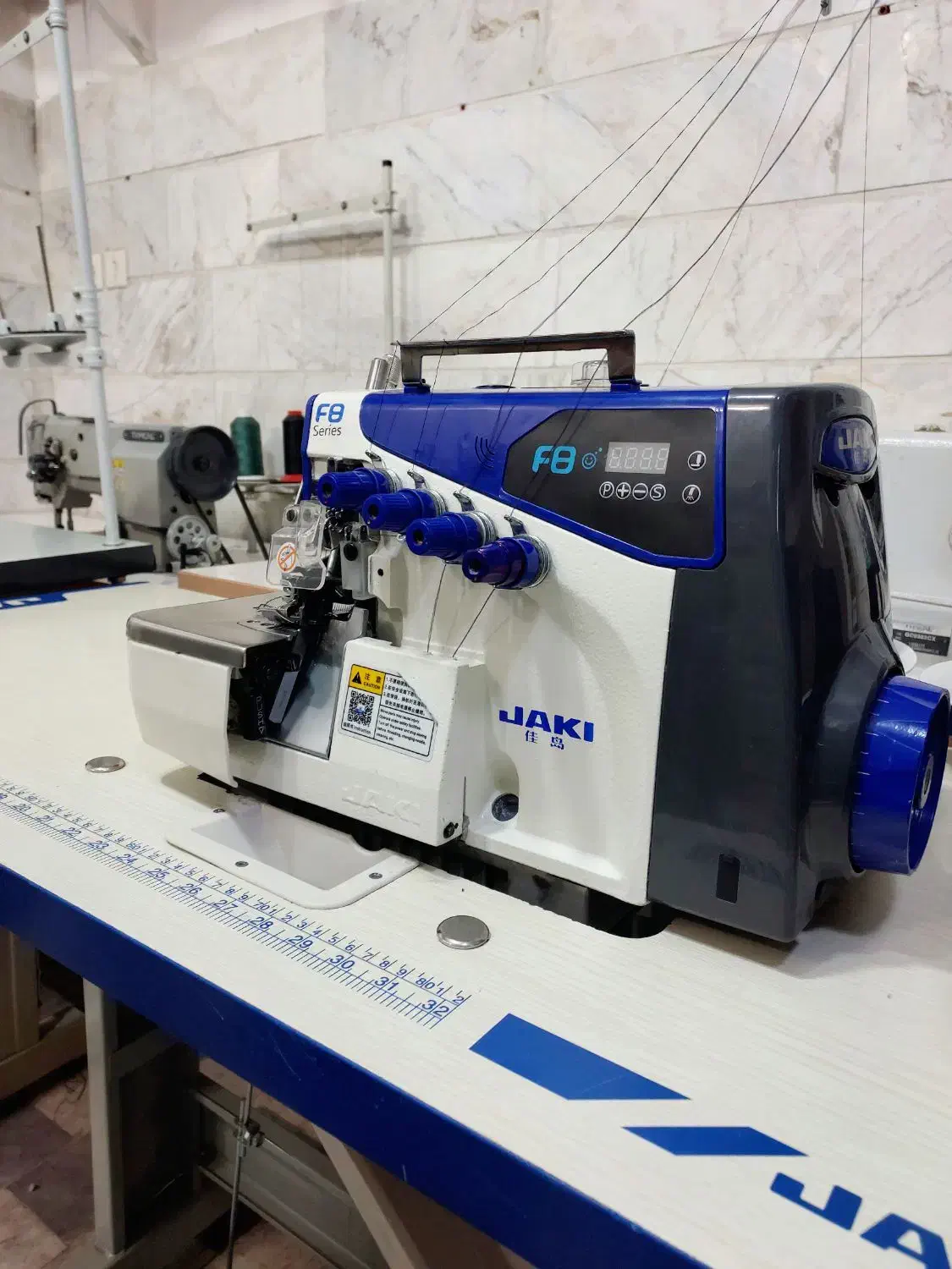 زیگزال پنج نخ جکی|چرخ خیاطی و ریسندگی|قرچک, زیبا شهر|دیوار