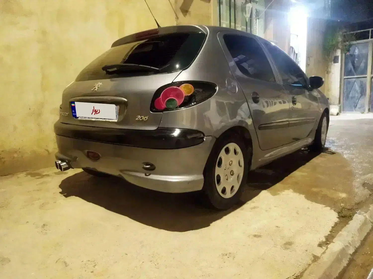 پژو ۲۰۶ مدل 87 بسیار تمیز|خودرو سواری و وانت|آشخانه, |دیوار