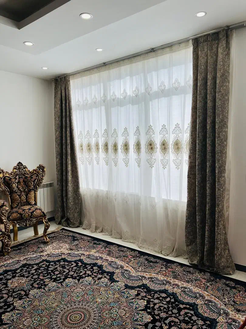 چهار عدد پرده هال،اتاق،پشت دری|پرده، رانر، رومیزی|سیرجان, |دیوار