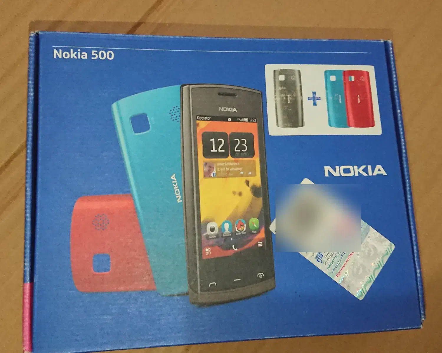 گوشی ساده لمسی نوکیا 500|موبایل|ایرانشهر, |دیوار