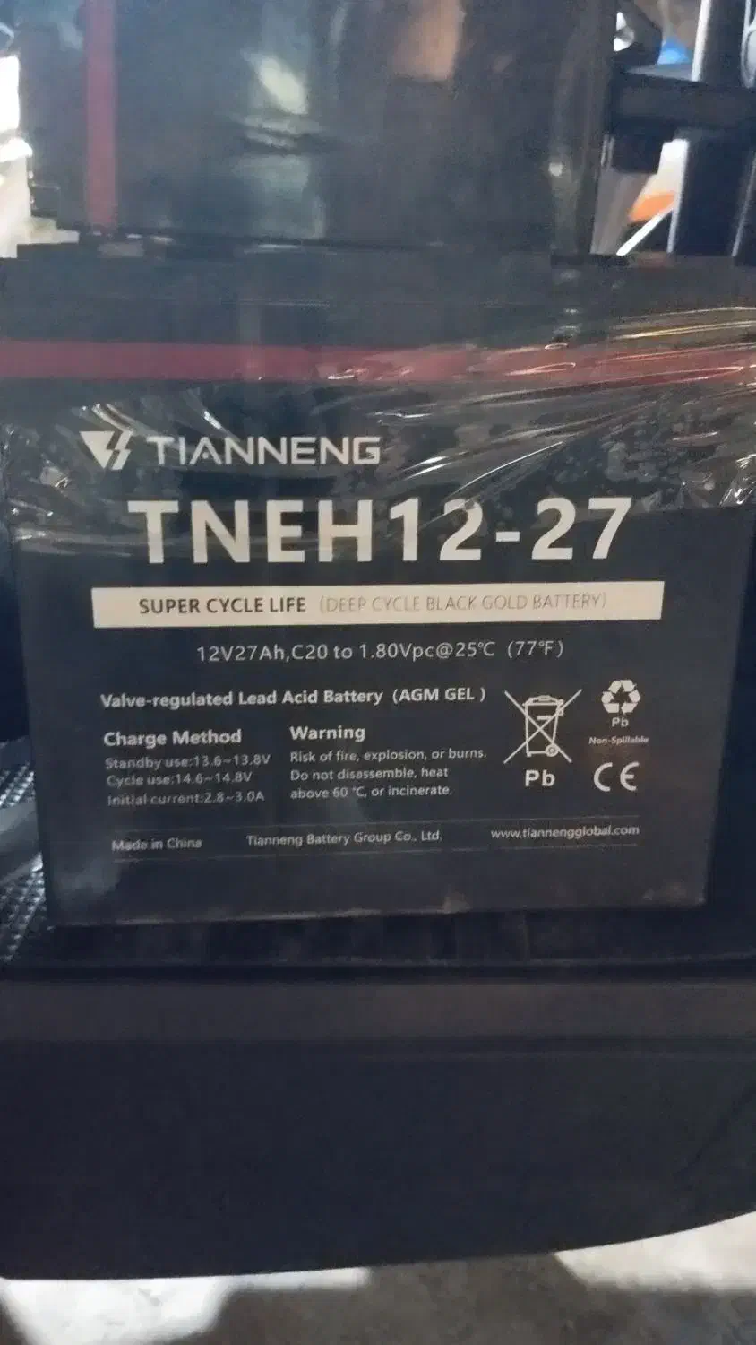 ۶عدد باطری ۲۷ آمپر تیانج مشکی با تست امپر|دوچرخه، اسکیت، اسکوتر|کیش, |دیوار