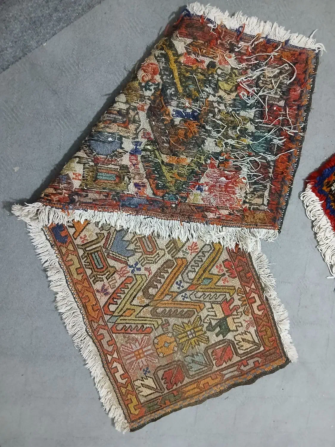 ورنی  جاجیم عتیقه وقدیمی|کلکسیون اشیاء عتیقه|صوفیان, |دیوار