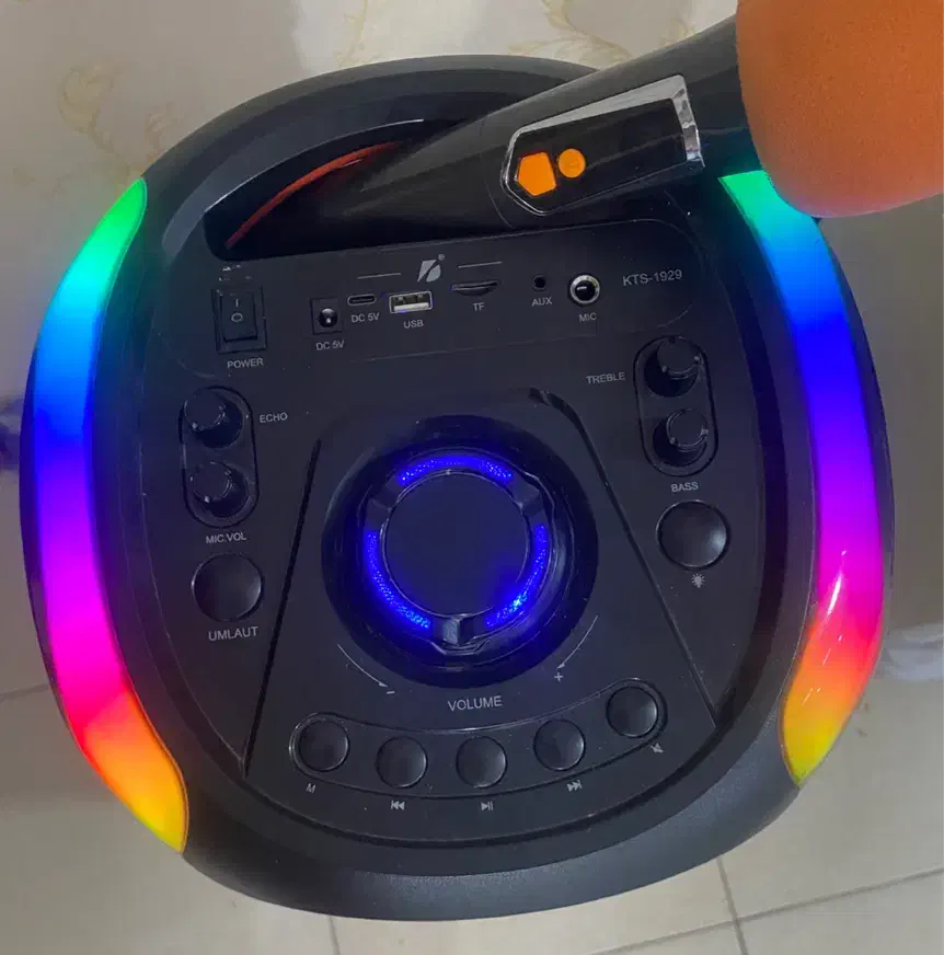 فروش اسپیکر پارتی باکس حرفه ای KTS 1929 RGB|سیستم صوتی خانگی|اهواز, یوسفی|دیوار