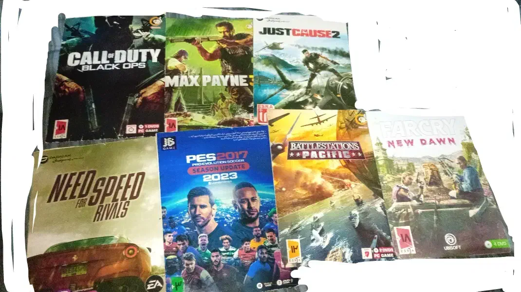 7عدد بازی کامپیوتری|کنسول، بازی ویدئویی و آنلاین|مرودشت, ثبت احوال|دیوار