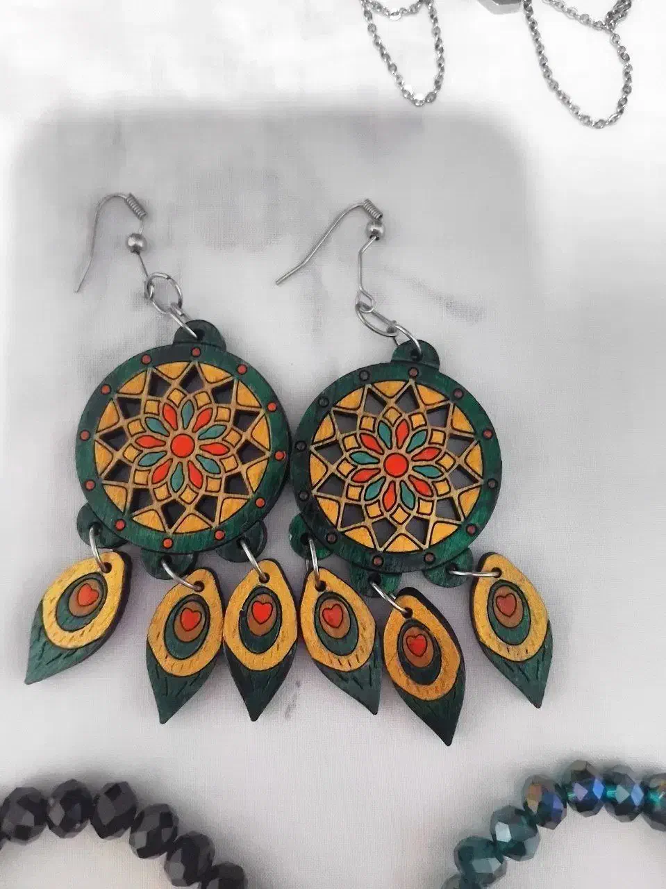 گردنبند ست و گوشواره..|بدلیجات|لنگرود, |دیوار