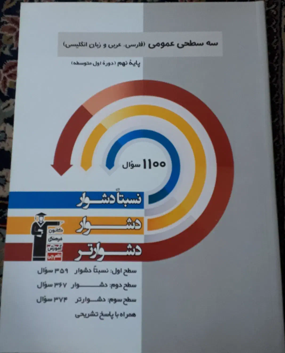 کتاب های کمک آموزشی برای قبولی آزمون تیزهوشان نهم|کتاب و مجله آموزشی|تربت جام, فاز ۲ فرهنگیان|دیوار