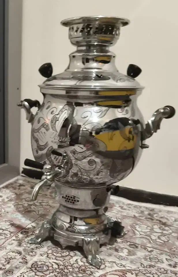 سماور وصال طرح پروانه 6 لیتری نو اصلا استفاده نشده|سماور، چای‌ساز، قهوه‌ساز|تهران, هاشمی|دیوار