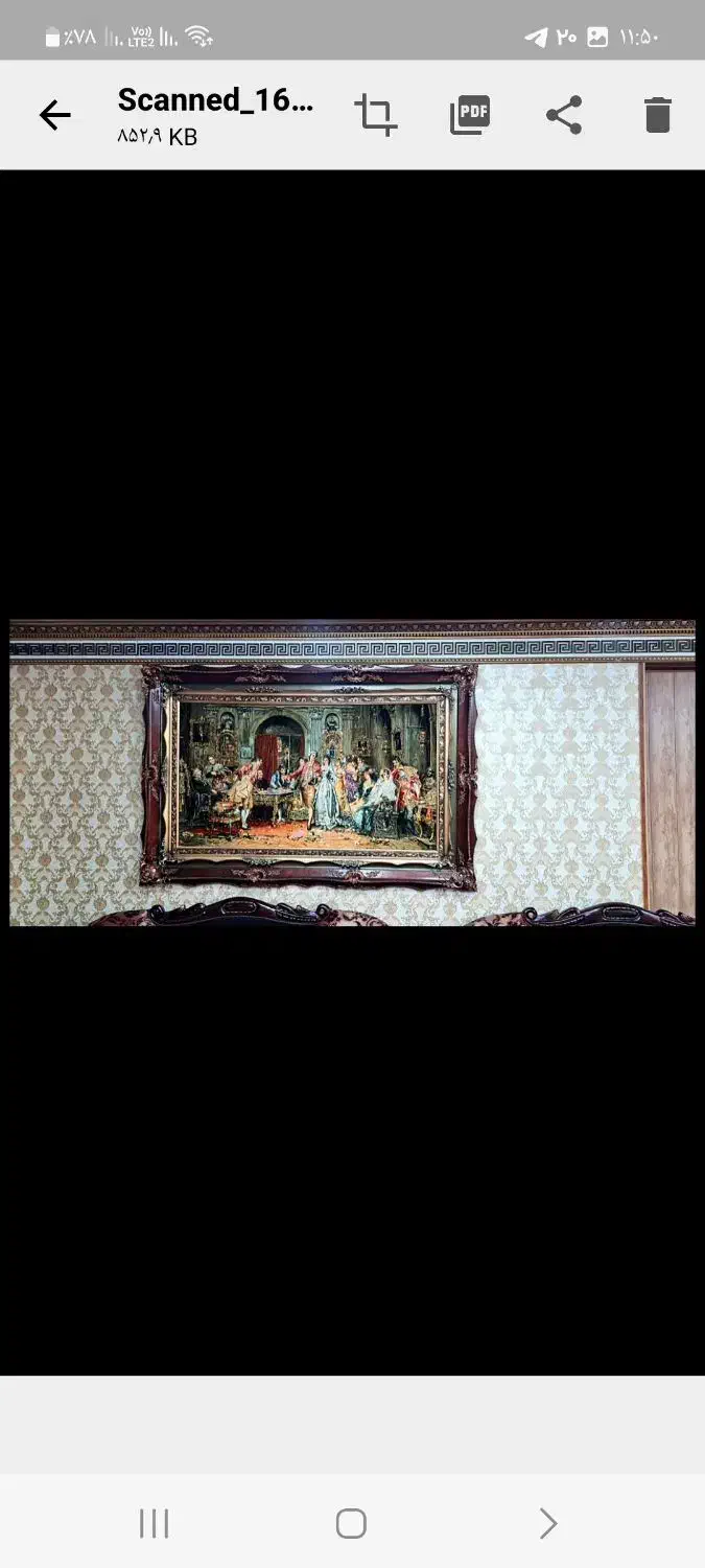 تابلو فرش دستبافت تبریز چله ابریشم|تابلو فرش|تهران, شاهین|دیوار