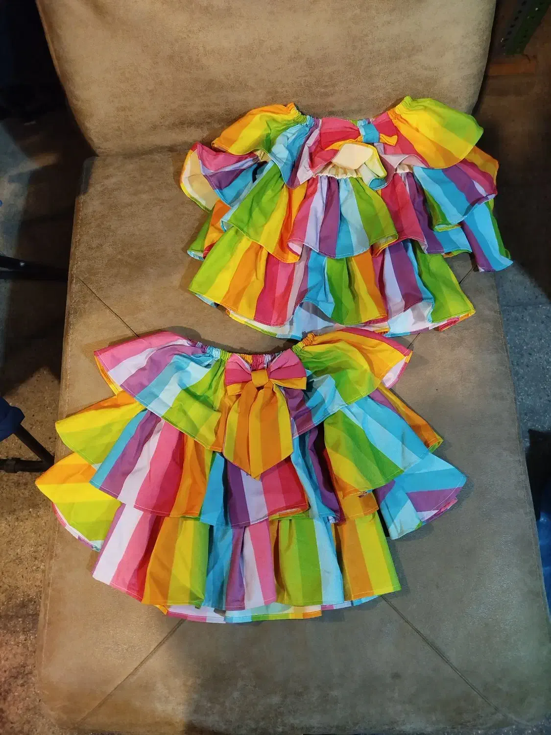 ۵ جفت لباس دخترانه سایز ۳|کفش و لباس بچه|تهران, دبستان|دیوار