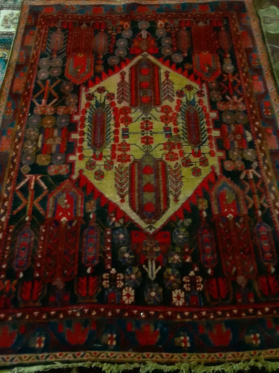 فرش دست باف بلوچی|فرش|کهنوج, |دیوار