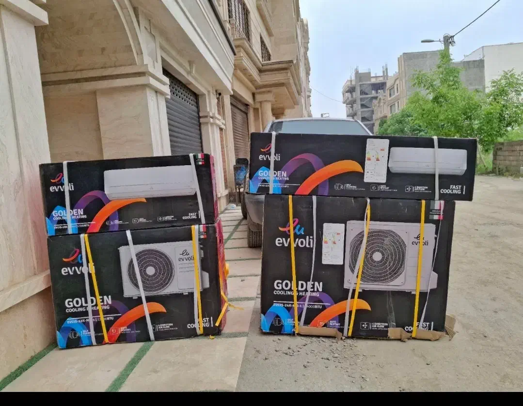 فروش خرید انواع کولر اوجنرال واسپیلت سالم سوخته|کولر گازی و فن‌کوئل|رشت, معلم|دیوار