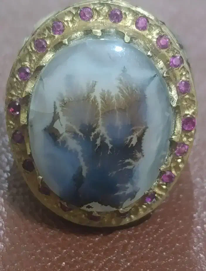 شجر قائن طبیعی اصل یاقوت زمرد موزونایت|جواهرات|کرج, عظیمیه|دیوار