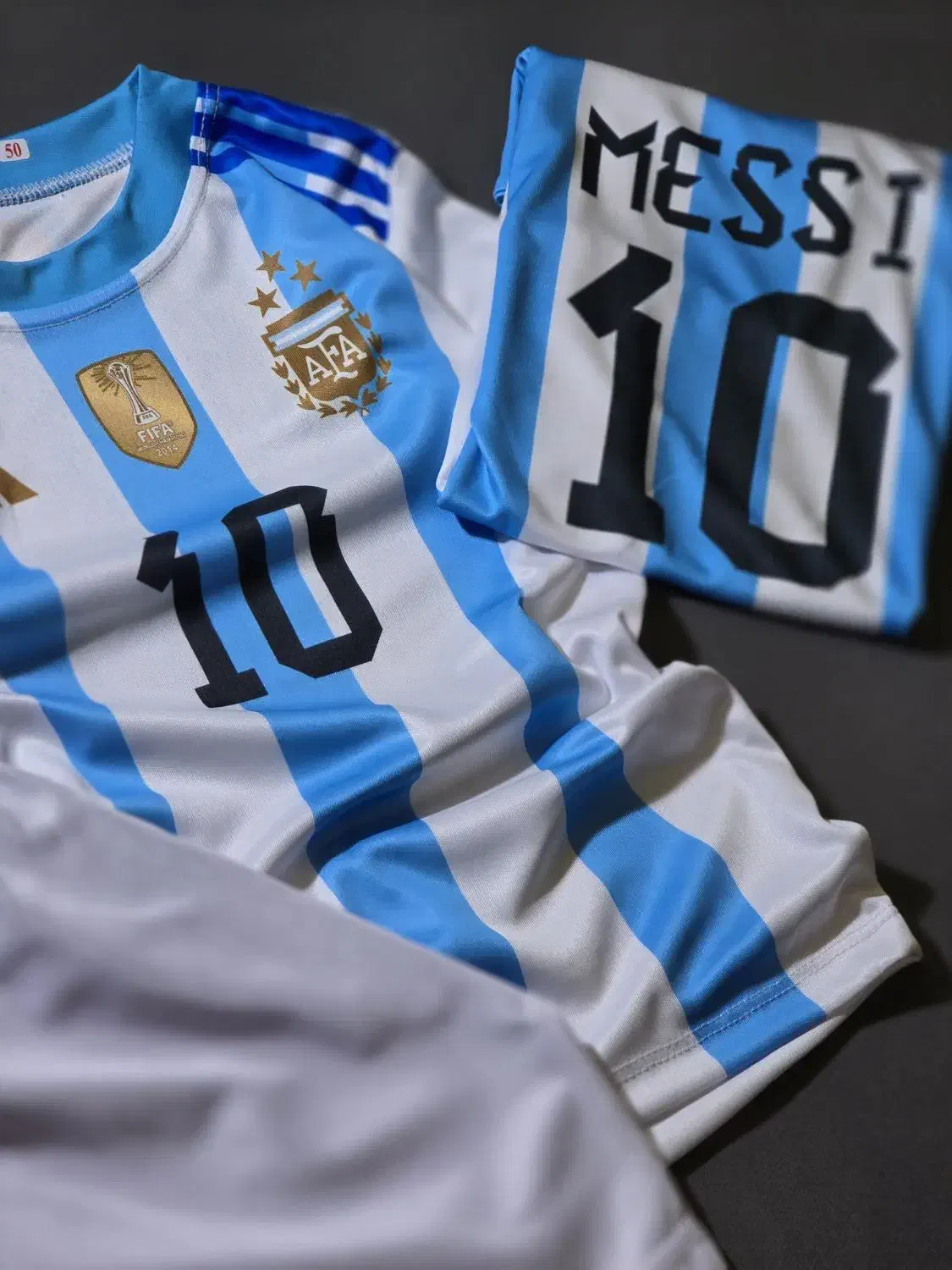 ست آرژانتین مسی ۴ تا ۱۴ سال|کفش و لباس بچه|تهران, شمیراننو|دیوار