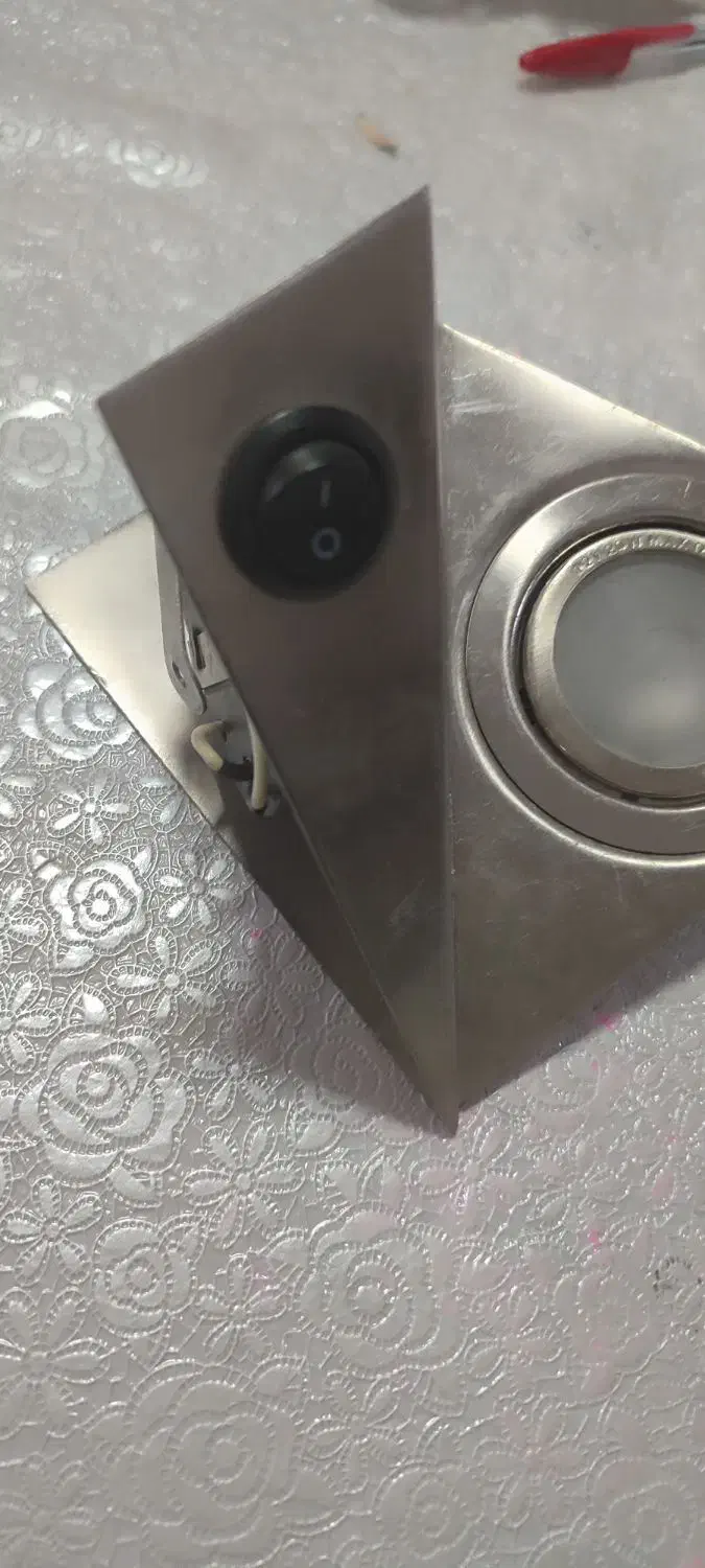 قاب استیل هالوژن|لامپ و چراغ|مشهد, عامل|دیوار