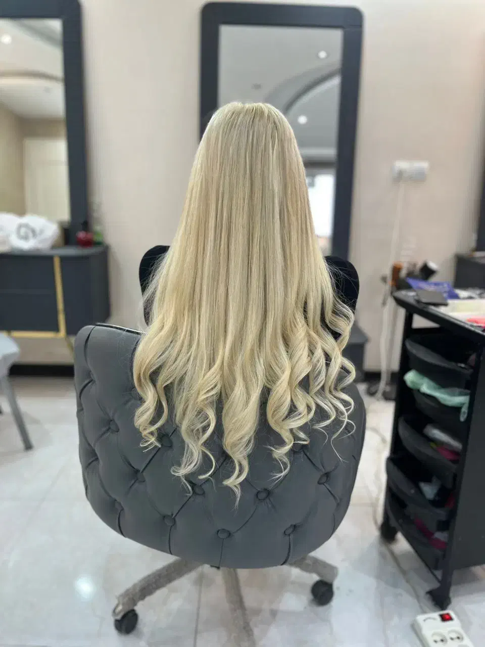 اکستنشن موی طبیعی ویژه ی یلدا|خدمات آرایشگری و زیبایی|اصفهان, باغ نگاره|دیوار