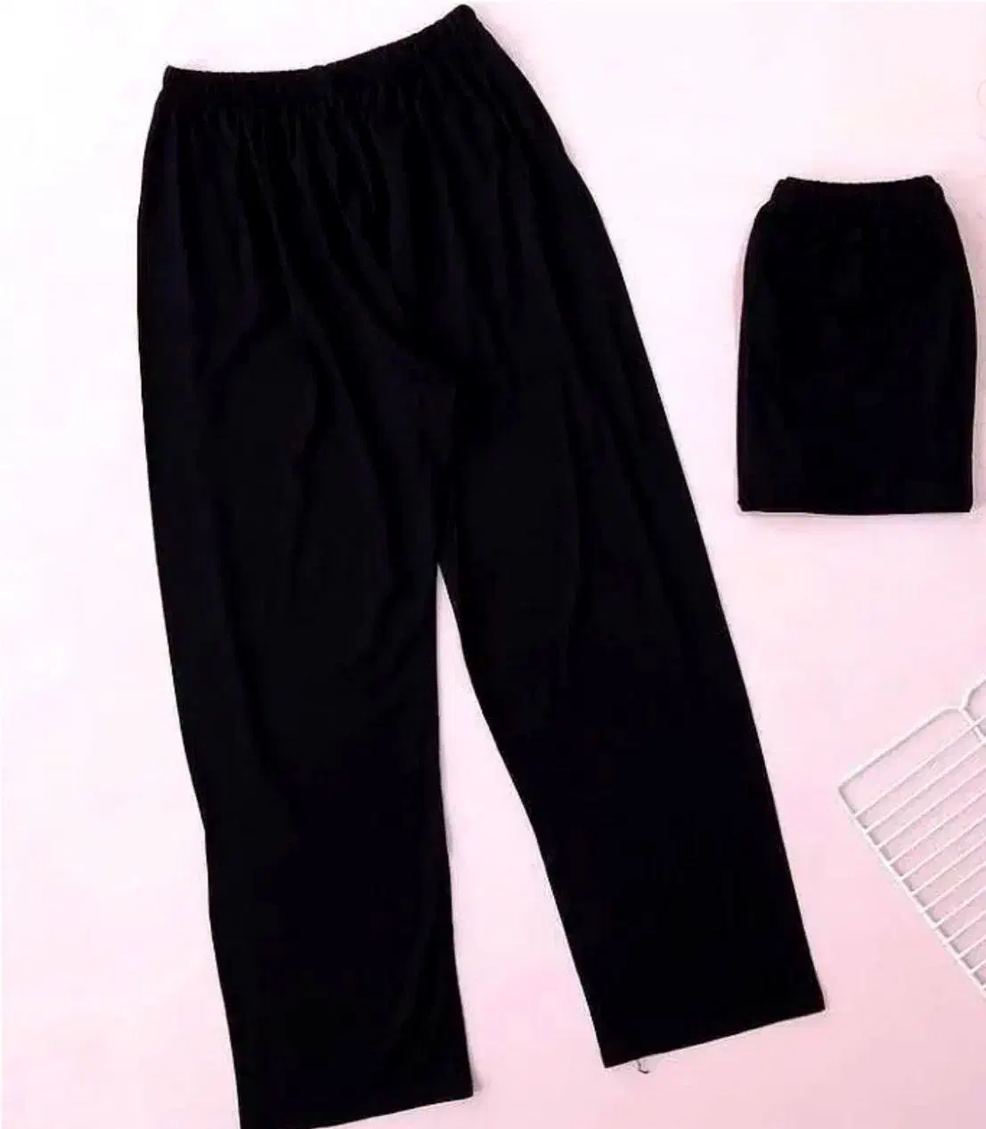 شلوارهای ریون و نخ پنبه مشکی|لباس|دورود, |دیوار