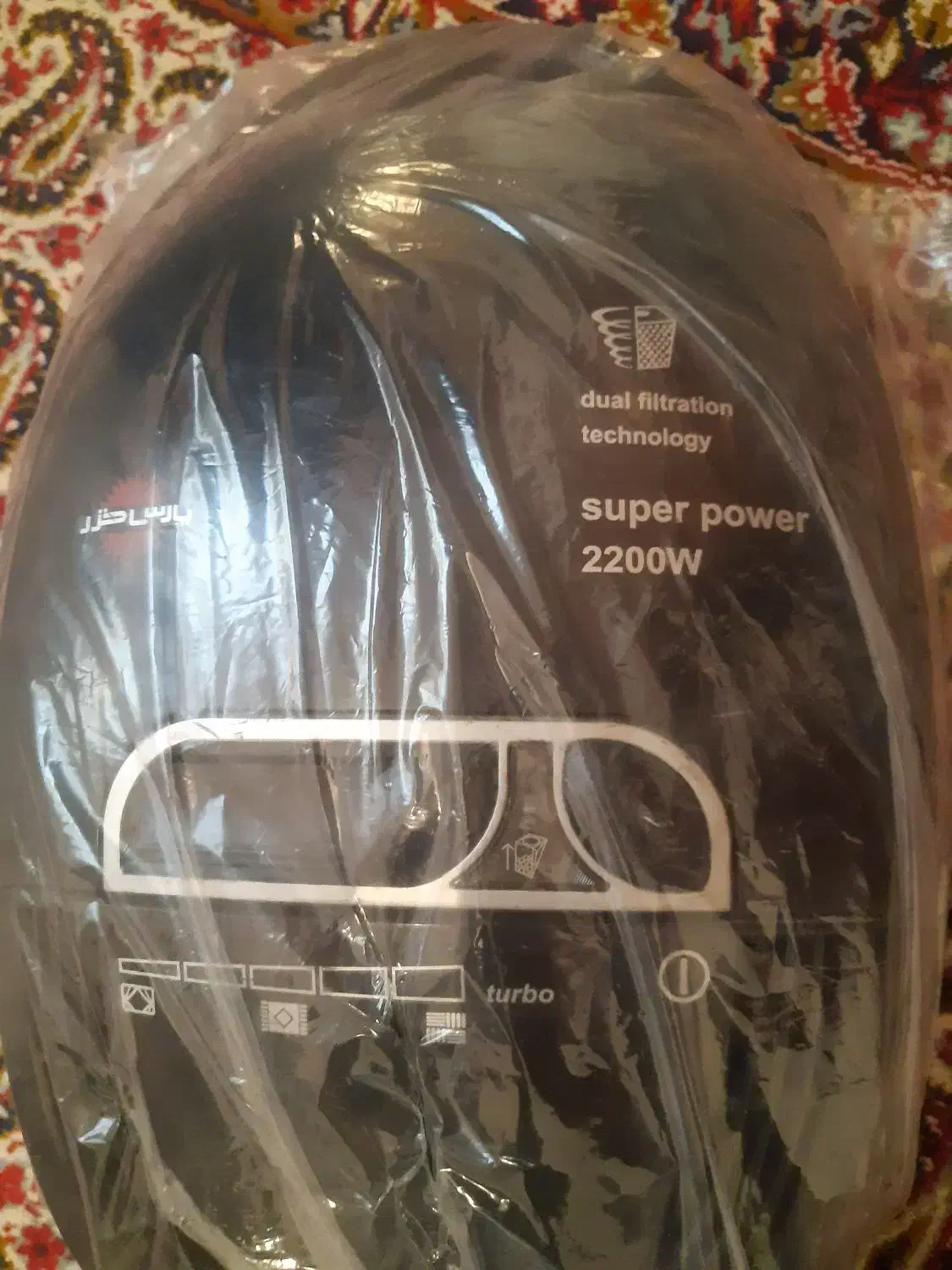 جارو برقی پارس خزر  turbo مدل 2200w|جاروبرقی، جارو شارژی، بخارشو|هشتگرد, فاز ۲ مهستان|دیوار
