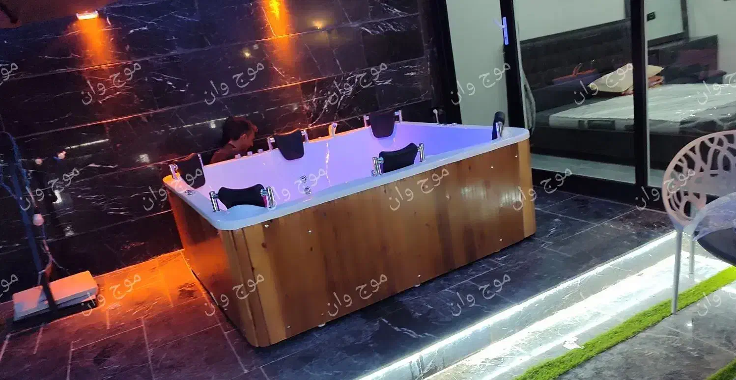 وان جکوزی نفره فول کروم۲۱۰|لوازم حمام|نوشهر, |دیوار