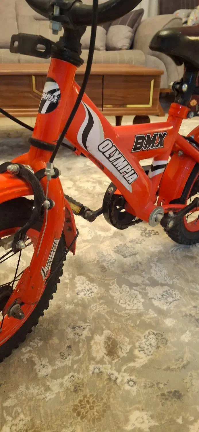 دوچرخه سایز 12 قرمز و آبی|دوچرخه، اسکیت، اسکوتر|کرج, شهرک بنفشه|دیوار