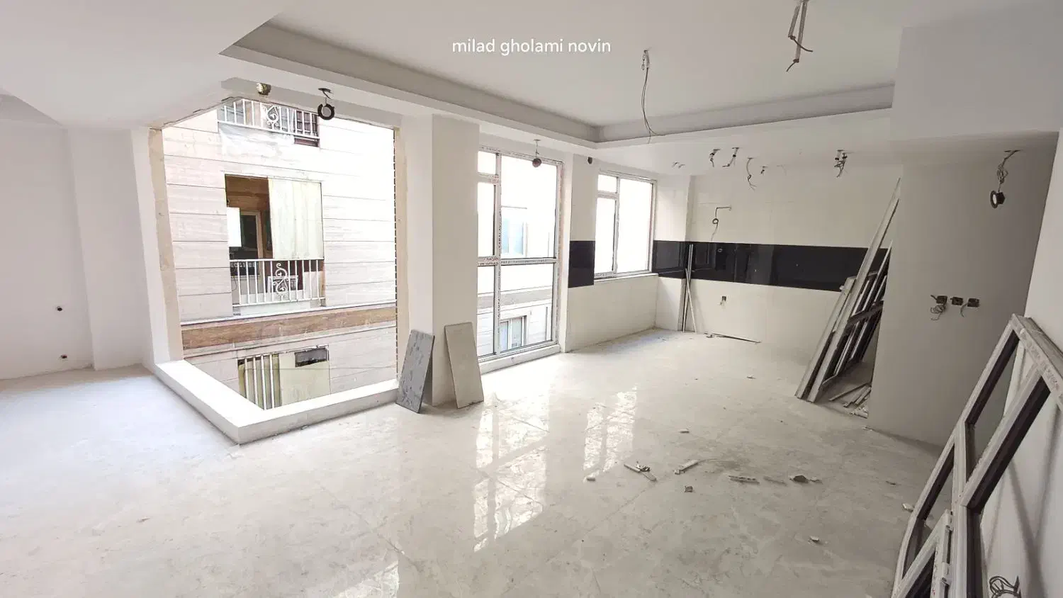 ۹۵متر/دوخواب/هاشمی جیحون نوساز کلید نخورده فول